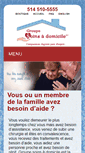 Mobile Screenshot of groupesoinsadomicile.com